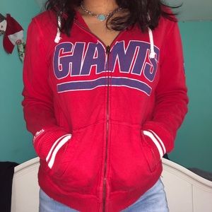 NEW YORK GIANTS Zip Up Hoodie